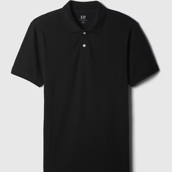 GAP Other - Gap Mens XXXL All Day Pique Polo Shirt Black